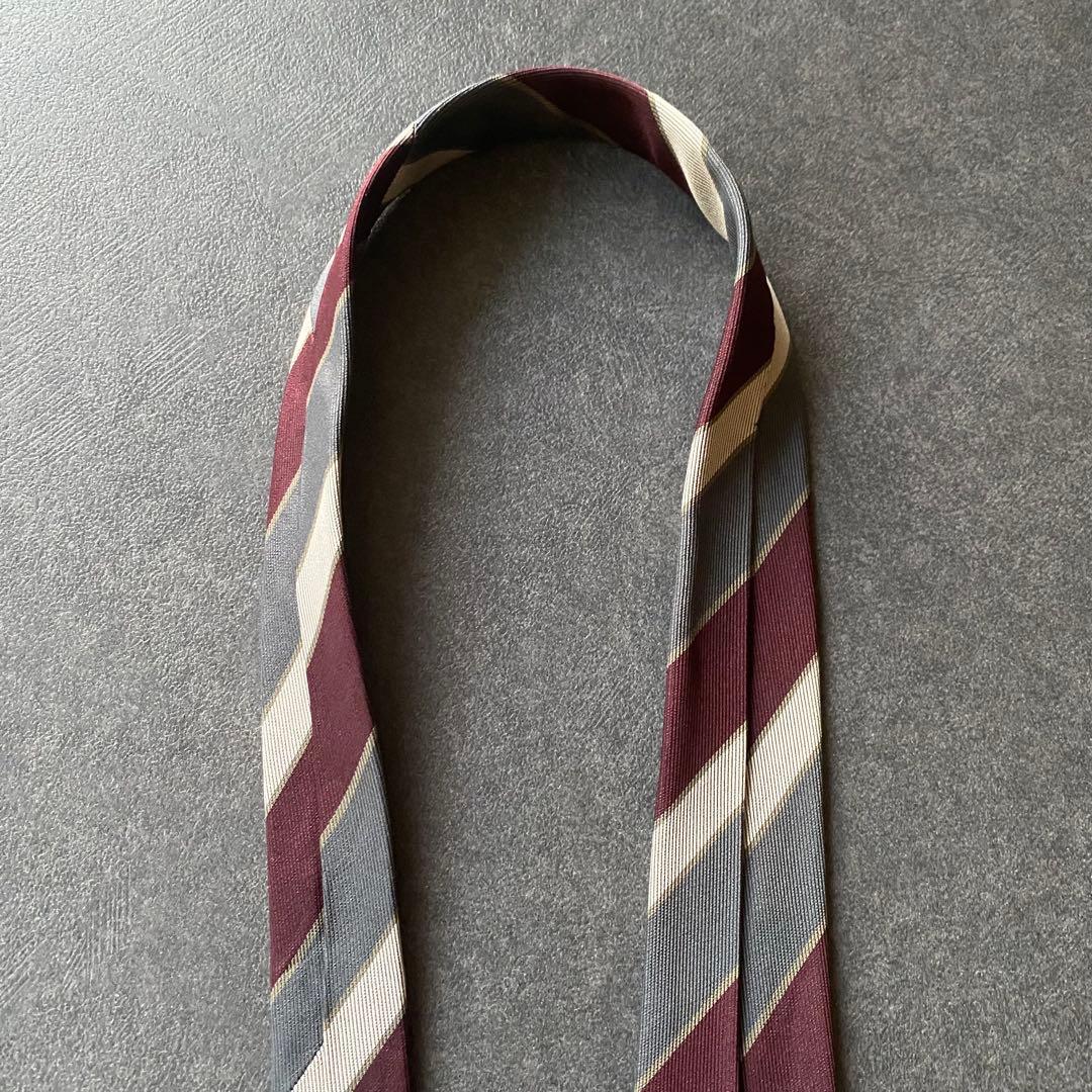 Drake's(ドレイクス) Beams F別注　シルクレジメントタイ