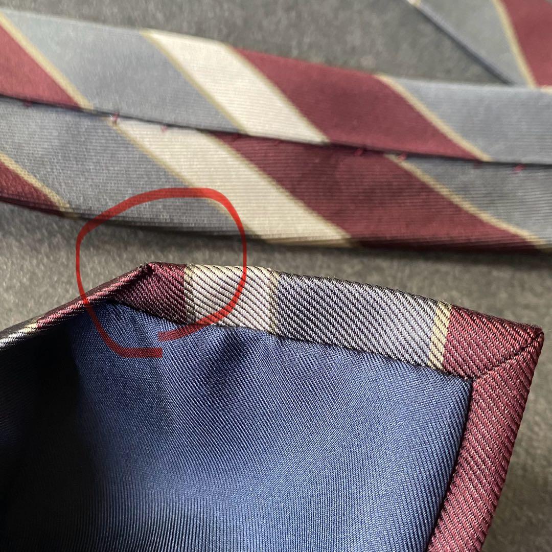 Drake's(ドレイクス) Beams F別注　シルクレジメントタイ