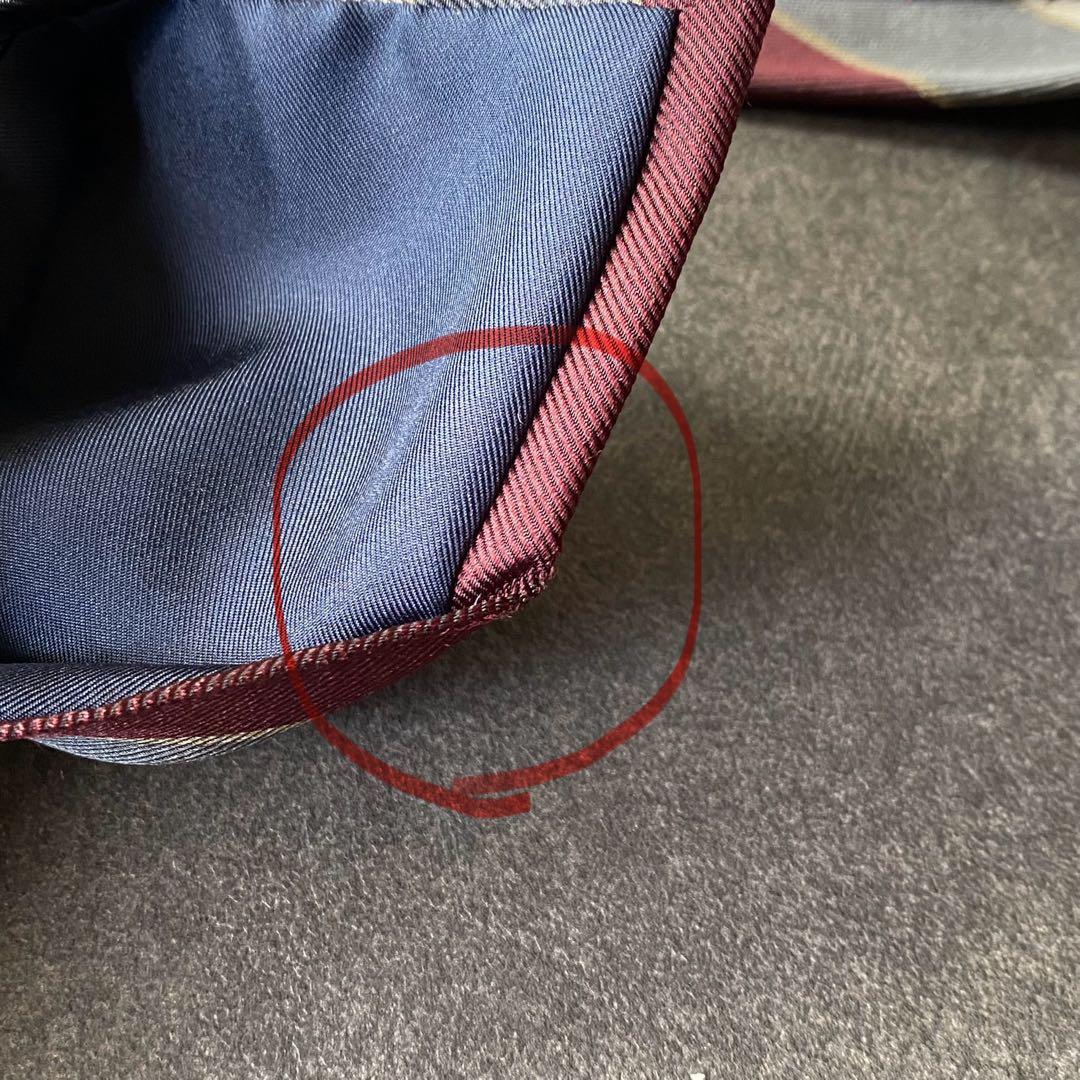 Drake's(ドレイクス) Beams F別注　シルクレジメントタイ