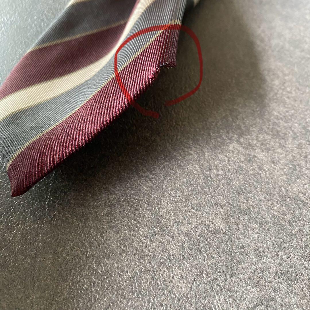 Drake's(ドレイクス) Beams F別注　シルクレジメントタイ