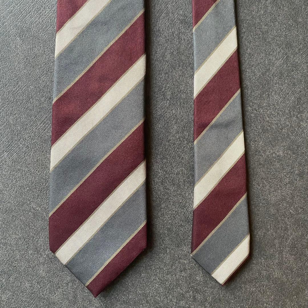 Drake's(ドレイクス) Beams F別注　シルクレジメントタイ