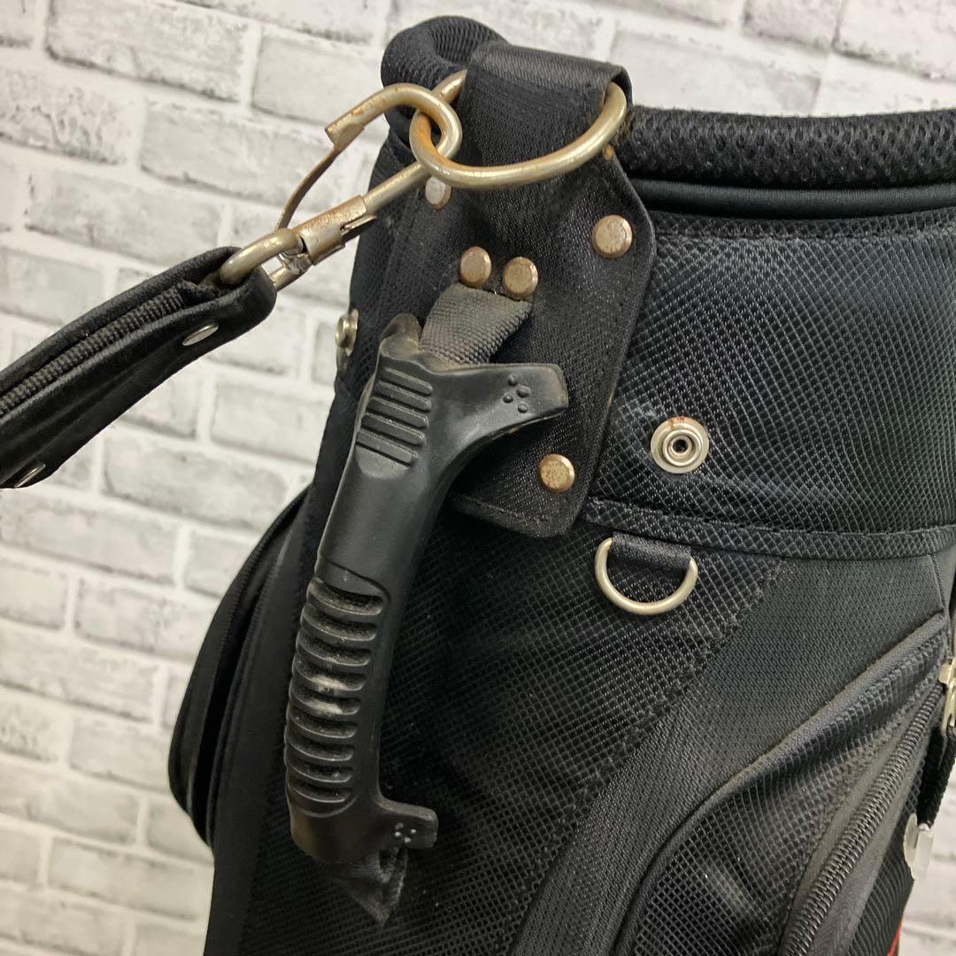 【訳あり】OnreD（オンレッド）ゴルフ キャディバッグ ブラック 5分割