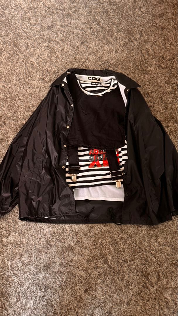 ブラックコムデギャルソン　サスペンダー