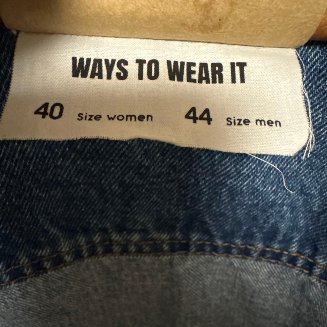 MM6 メゾンマルジェラ 24AW デニムシャツジャケット44 インディゴ