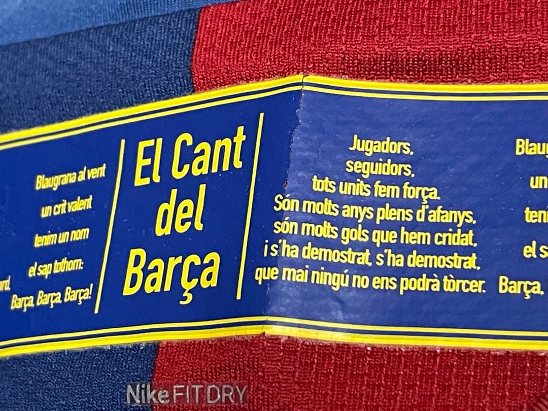 D*H様 【正規品】バルセロナ　08/09 ホームレプリカ長袖