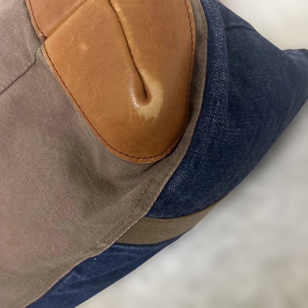 WARE HOUSE ウエアハウス　デニムトートバッグ　肩掛け　A4