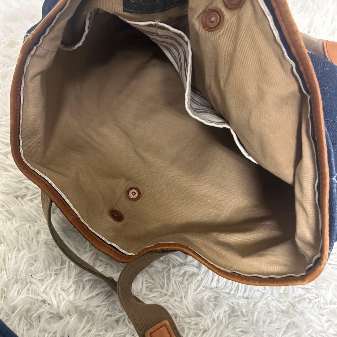 WARE HOUSE ウエアハウス　デニムトートバッグ　肩掛け　A4