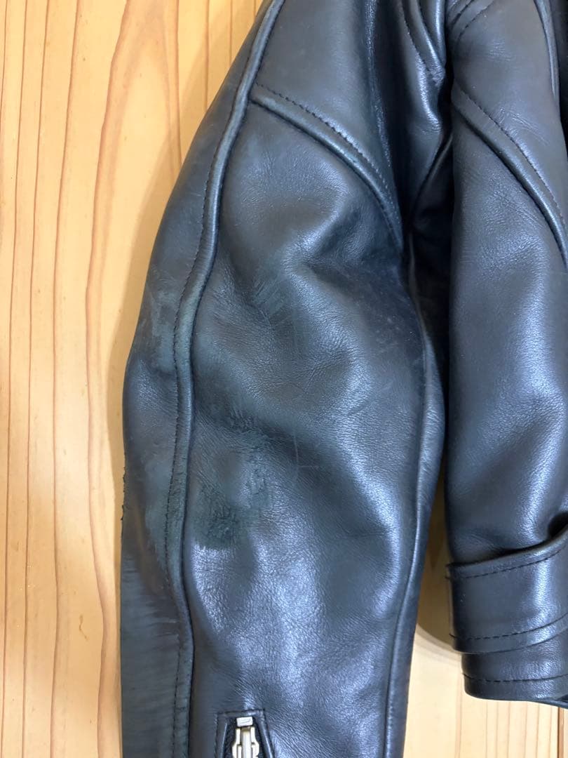 HARLEY DAVIDSON レザー ダブルライダースジャケットXSサイズ 黒