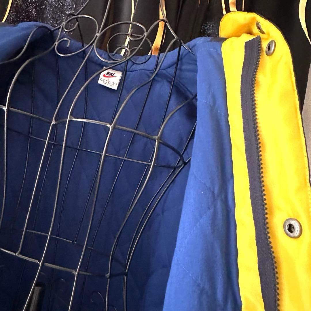 NIKE【90S】【バスケット】ネイビーグランドコート　ベンチコート　M