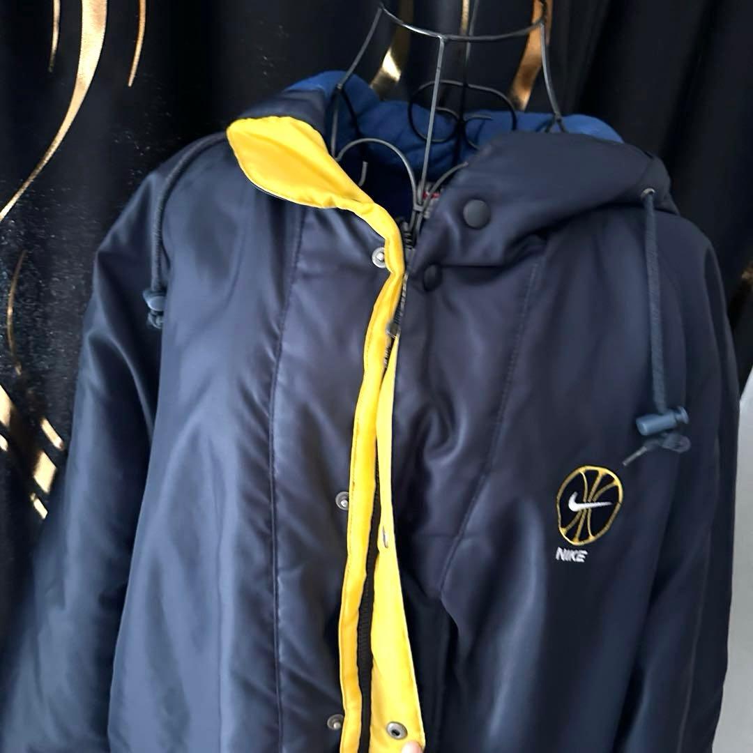 NIKE【90S】【バスケット】ネイビーグランドコート　ベンチコート　M