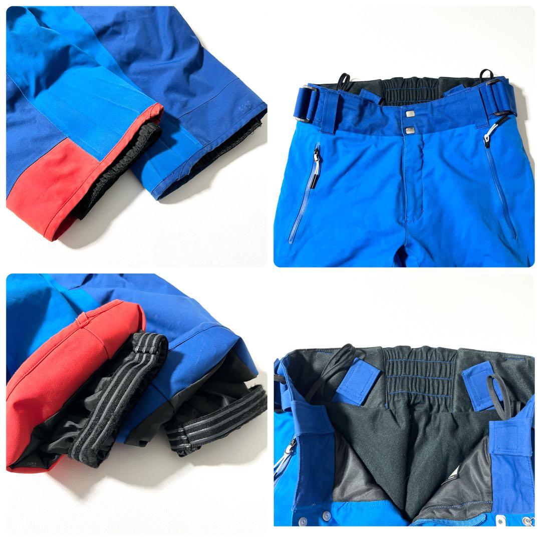 3391【美品】フェニックス　スキーウェア 上下セット デモチームプロ　青　白