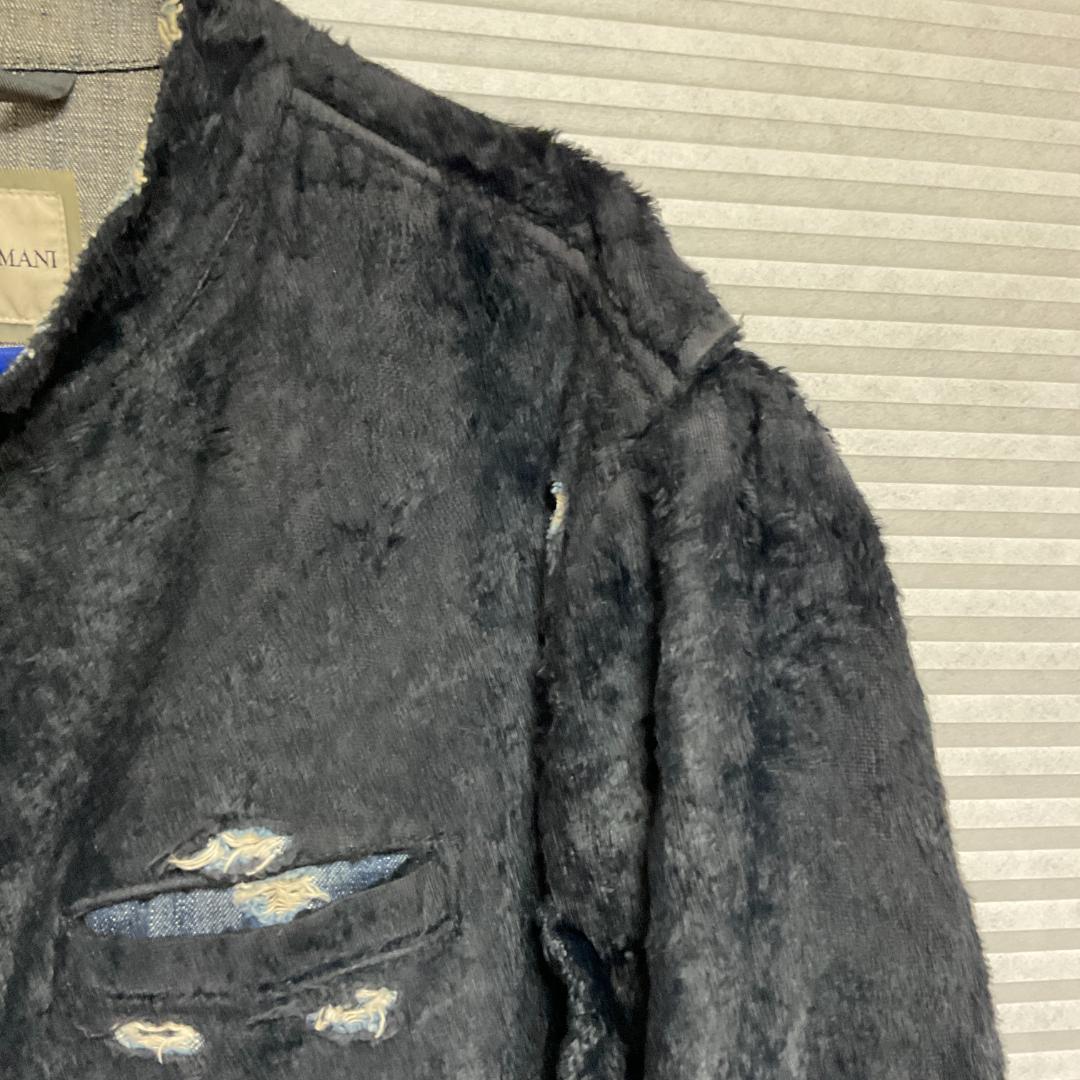 2005年秋冬 エンポリオ アルマーニ　フェイクポニーヘア　ジャケット