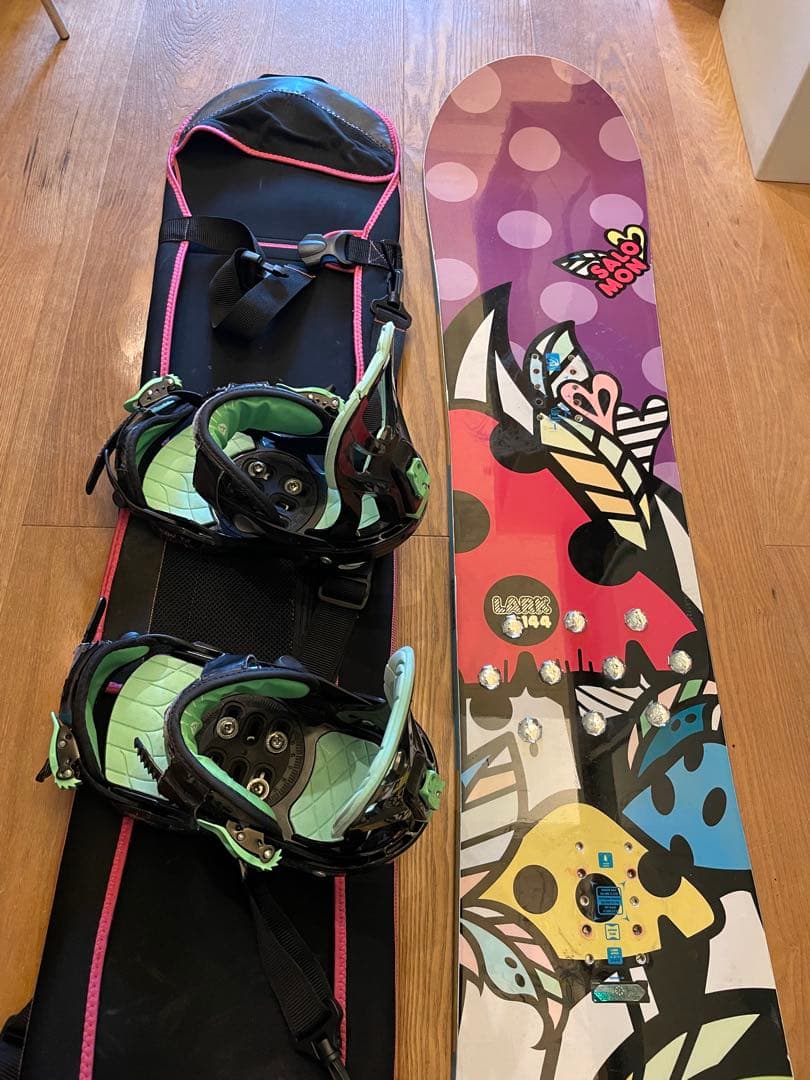 Salomon スノーボード LARK 144cm バインディング付き 女性用