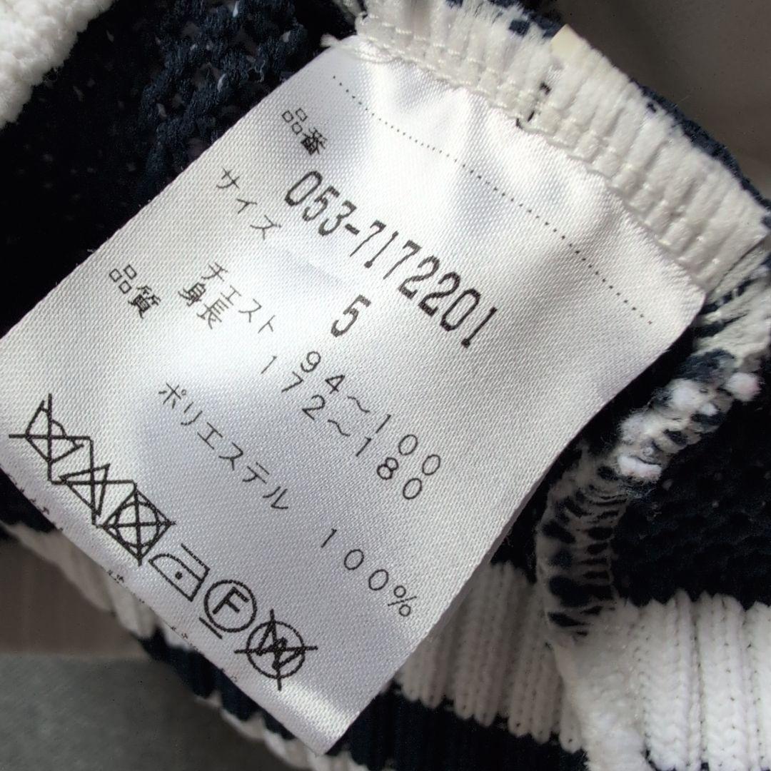 【極美品】パーリーゲイツ ニットジャケット ワッフル ホワイト ゴルフウェア 5