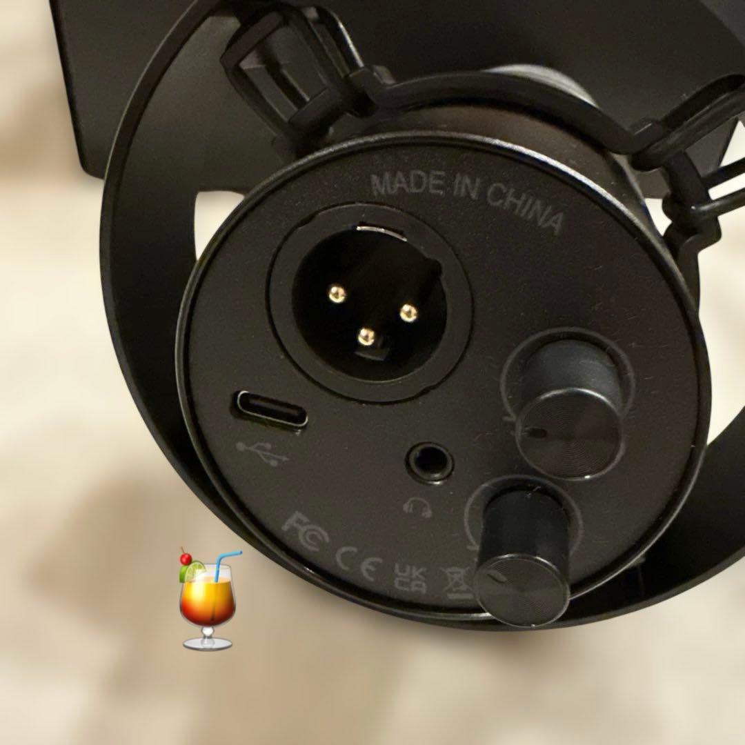 未使用）FIFINE ダイナミックポットキャストマイク USB/XLR接続可能