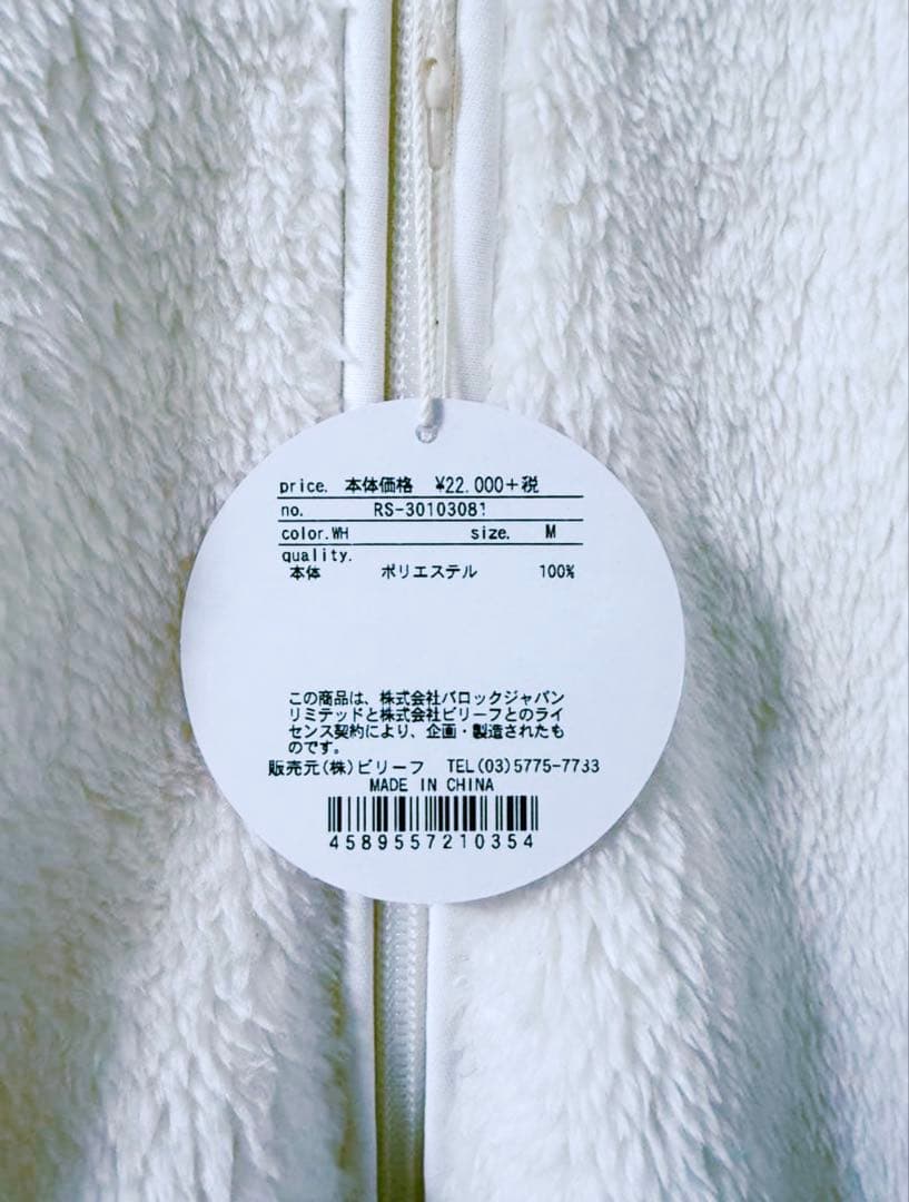 新品未使用品⭐︎リエンダスエルタ　リエンダゴルフ　もこもこパーカー　白　ゴルフ　M