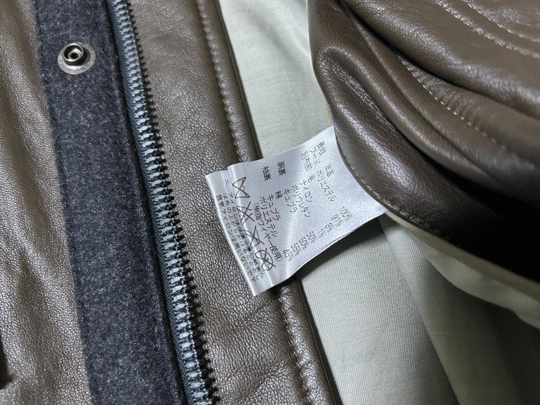 ダーバンM-65タイプ羊革レザージャケット