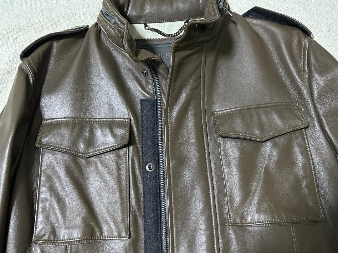 ダーバンM-65タイプ羊革レザージャケット