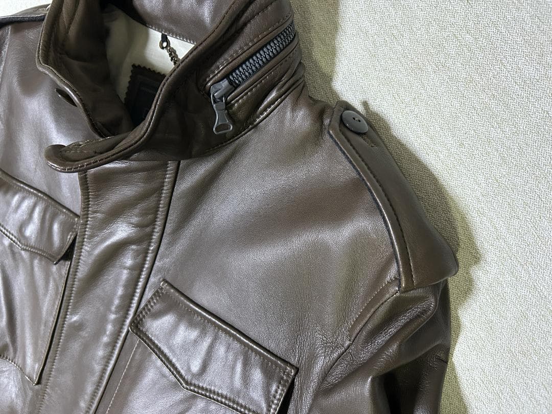 ダーバンM-65タイプ羊革レザージャケット