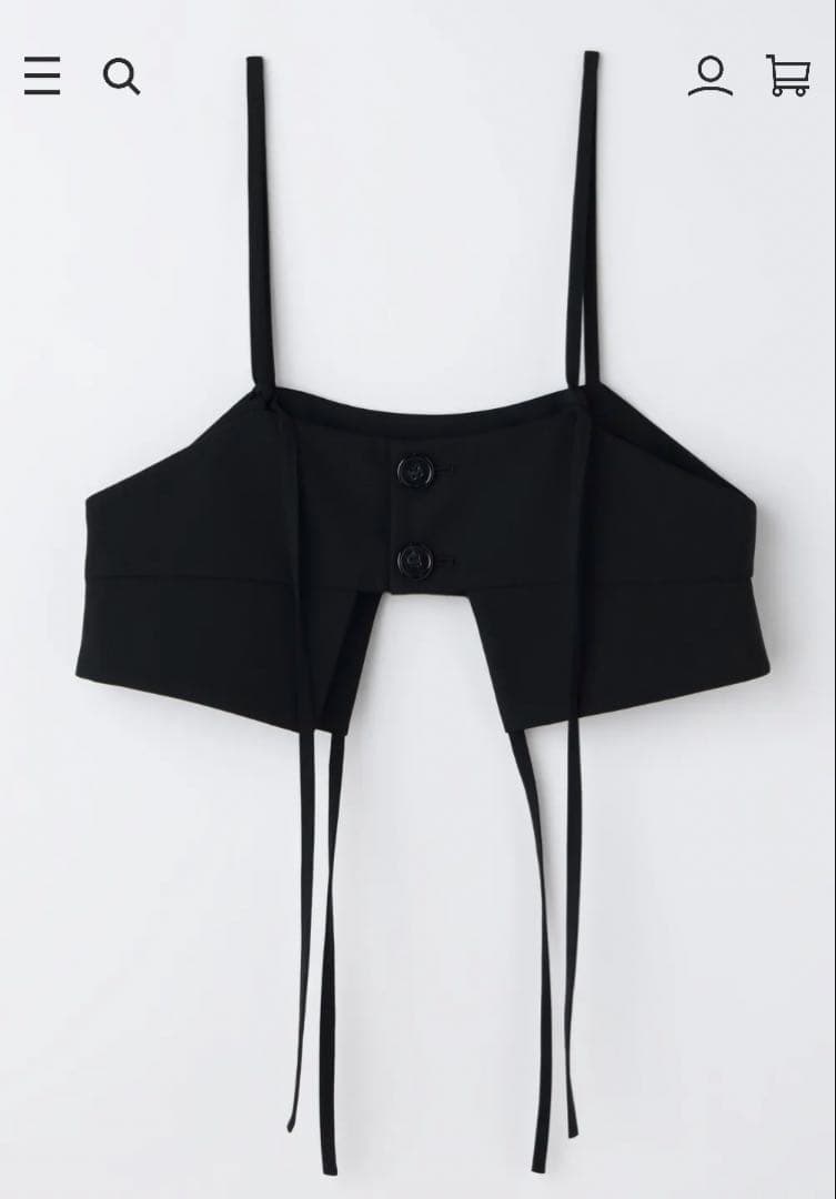 20日限定お値下げENFOLD今期CAMISOLE PARTSブラック