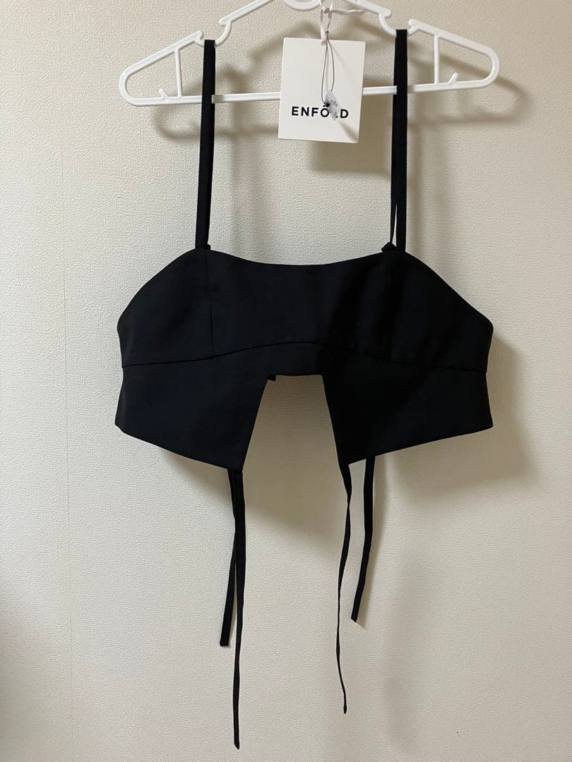 20日限定お値下げENFOLD今期CAMISOLE PARTSブラック
