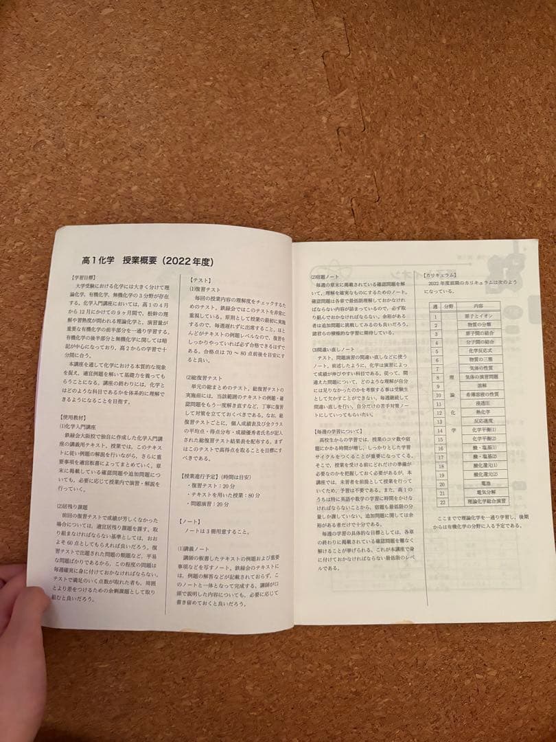 鉄緑会高一化学一式