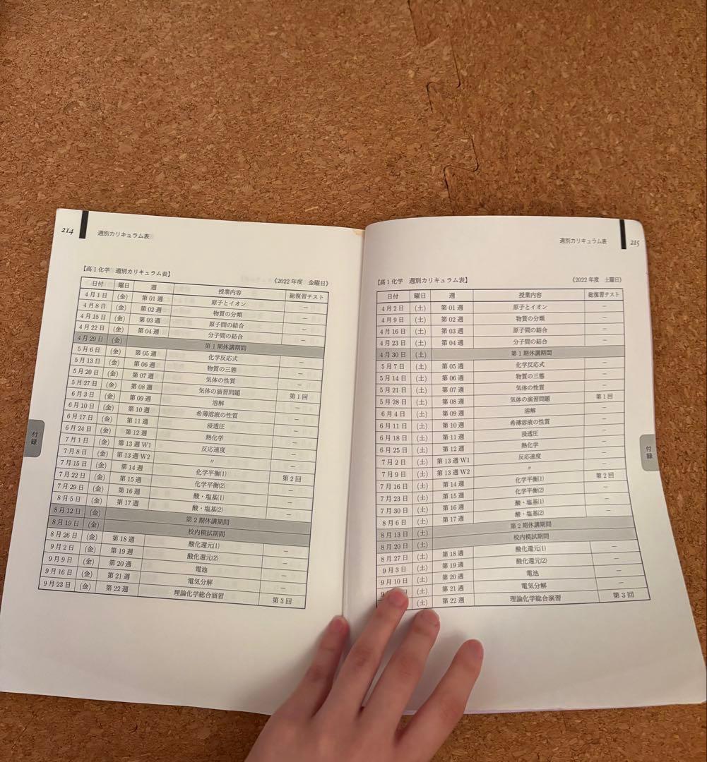 鉄緑会高一化学一式
