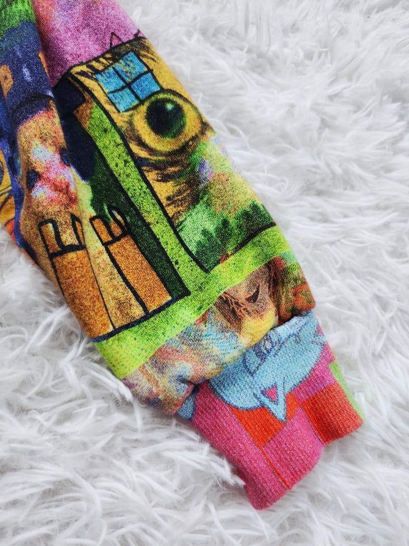 Desigual × maria escote　猫　 スウェットロングスリーブ