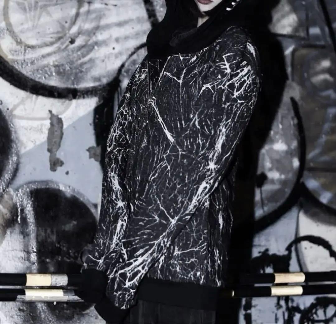 SALE☪︎ KRYclothing MARBLE Oリング 刺繍パーカー 地雷