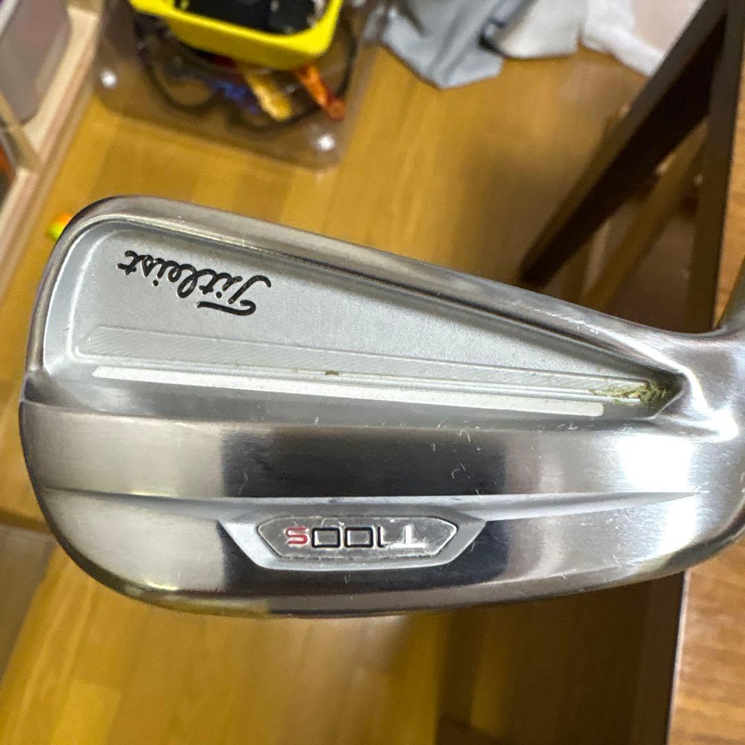 レフティ　タイトリスト　T100S アイアン7本　人気のシャフト