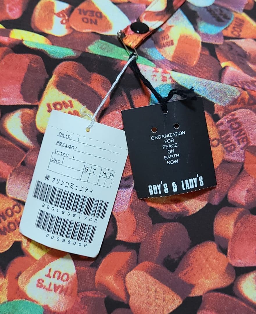 初期 90' HYSTERIC GLAMOUR カラフル ハートラムネ柄 傘