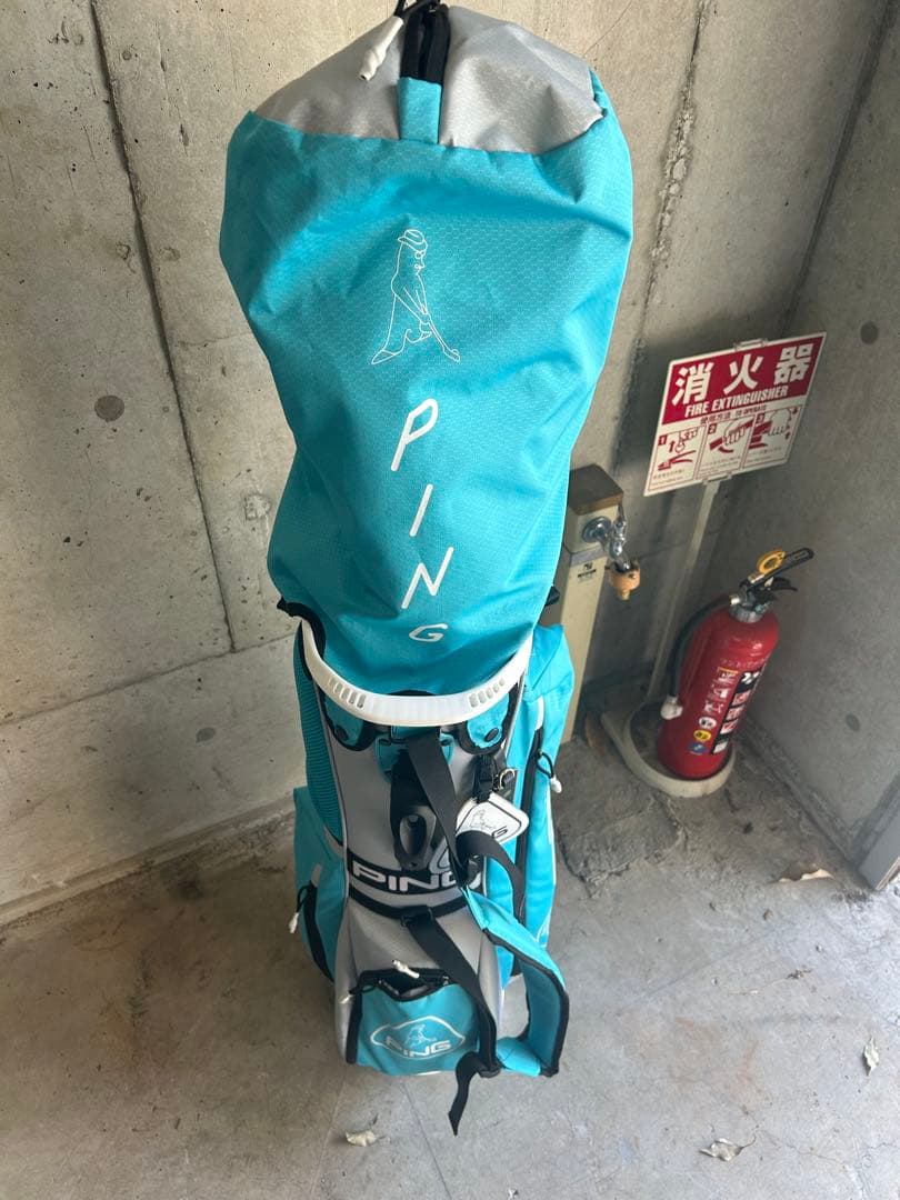 PING 水色 キャディバッグ