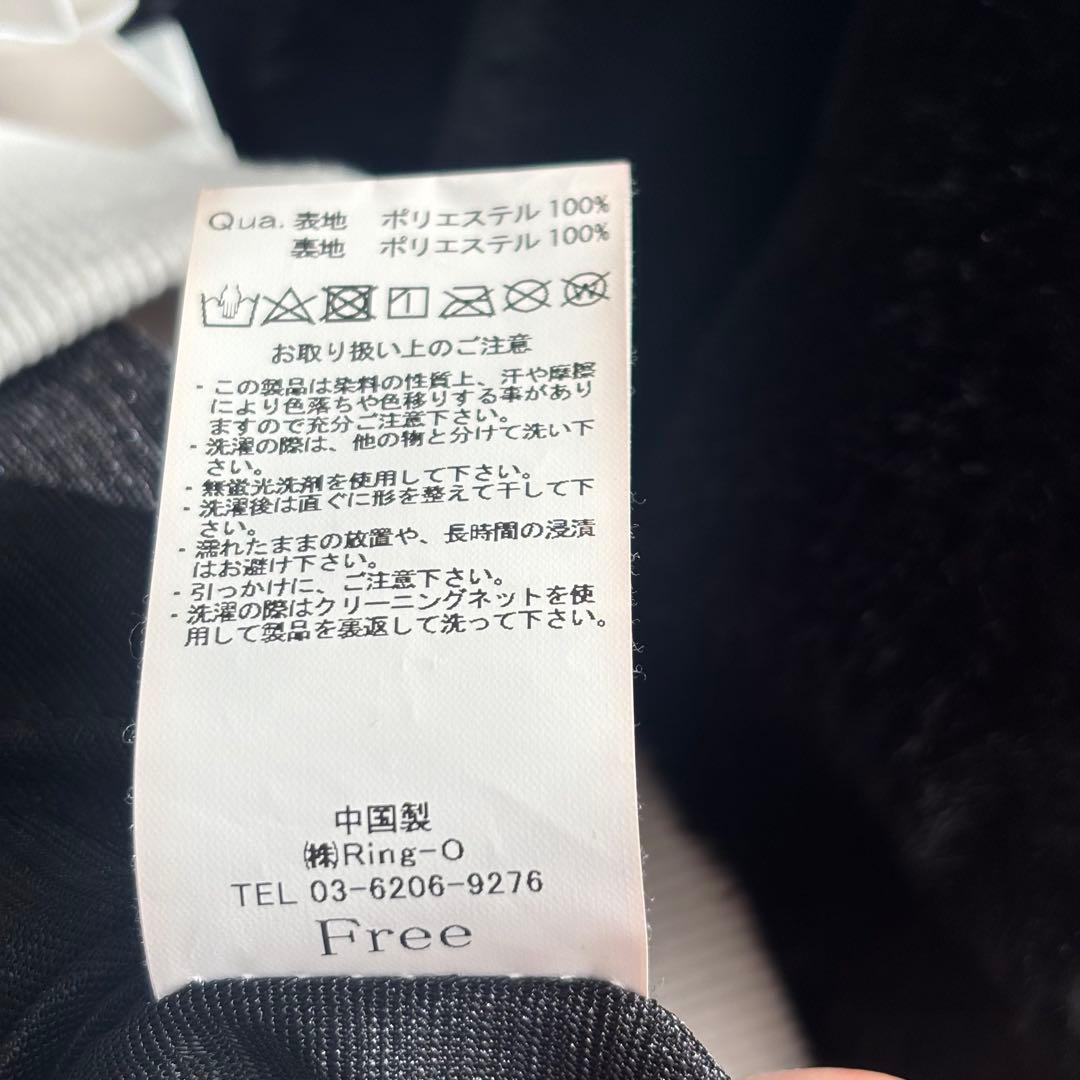 Dimmoire ディムモアール　ボア　ショート　フーディ　黒　ファー　地雷