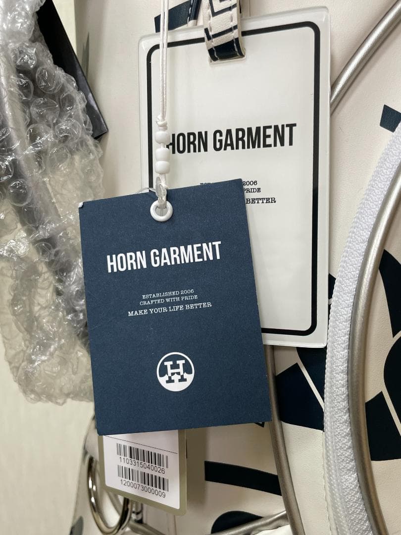 新品 HORN GARMENT (ホーンガーメント) キャディバッグ 9.5型