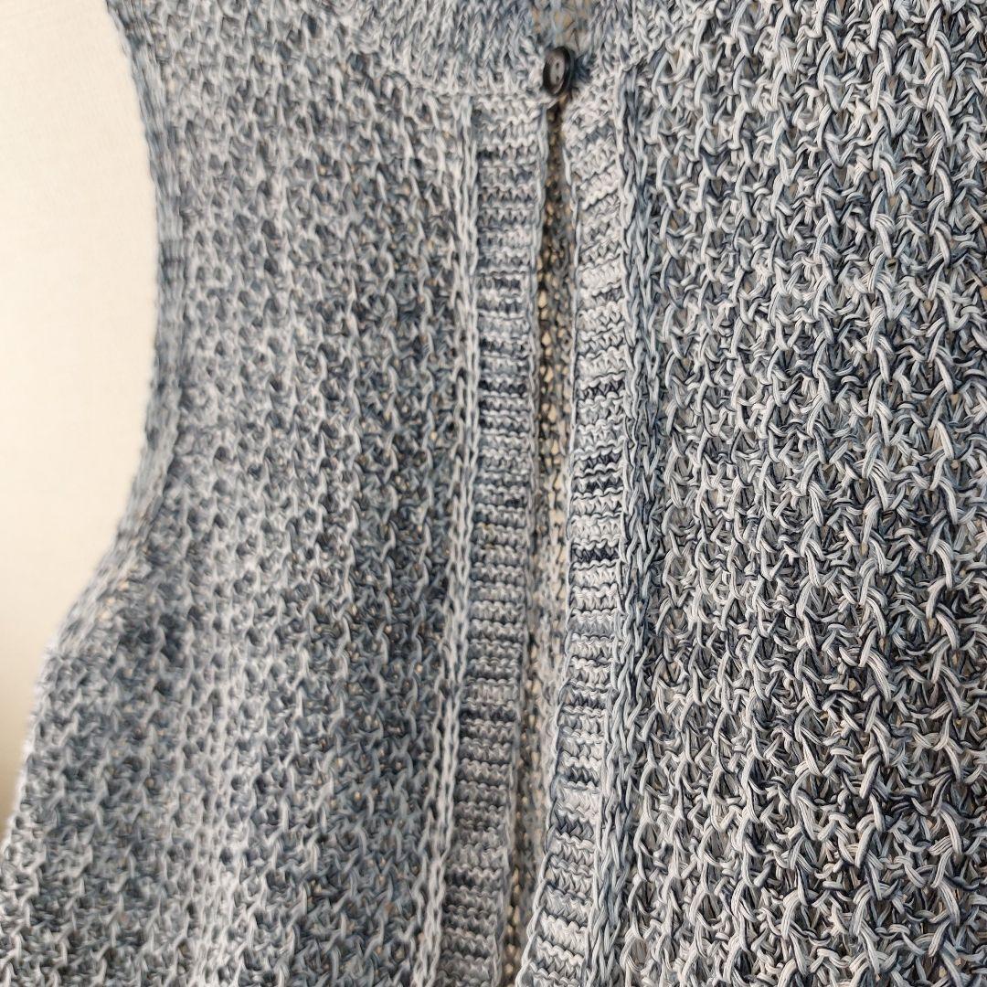 レリアン ホワイトレーベル トッパーズベスト　コットン１００　グレー　１１