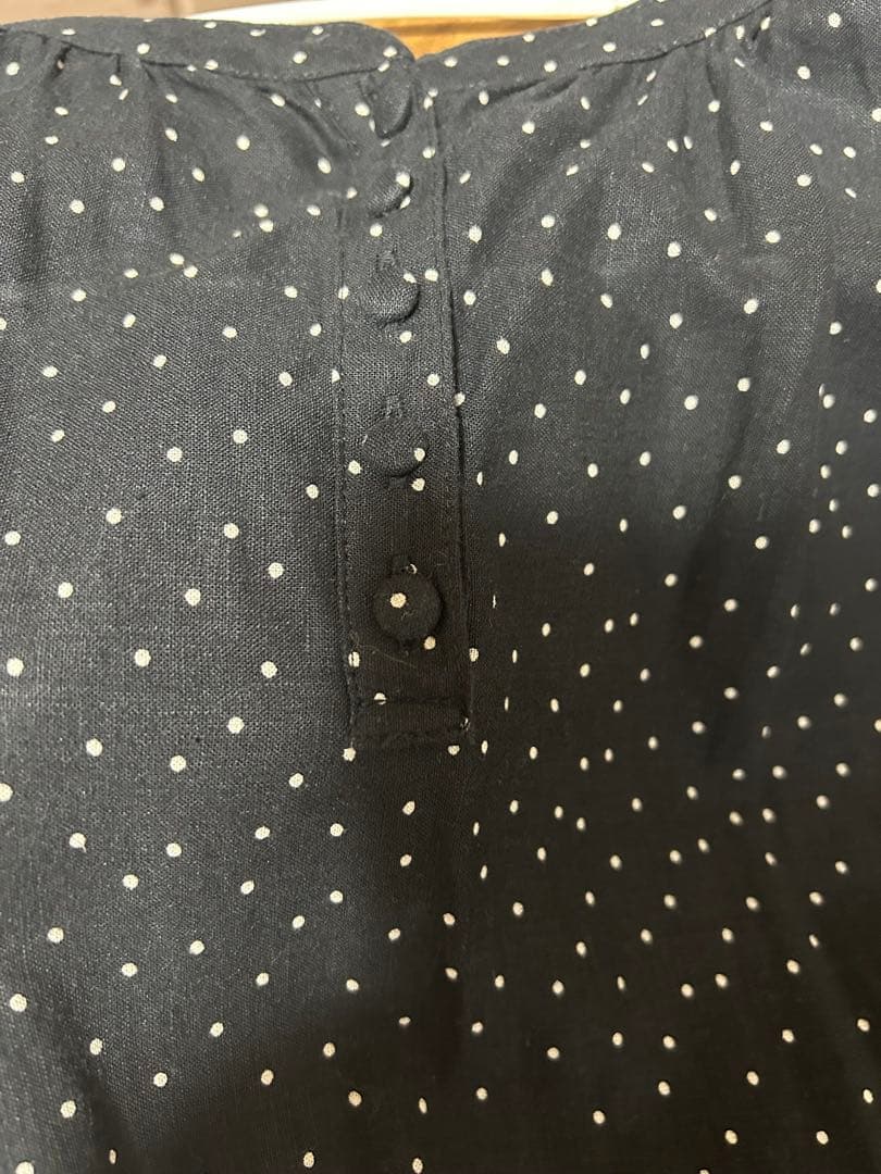 studio CLIP☆ワンピース《オケージョンライン》水玉ブラック