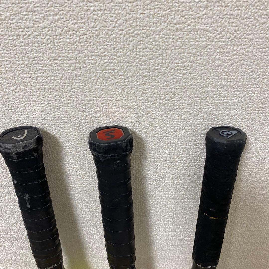 テニスラケット　3本セット　ダンロップなど