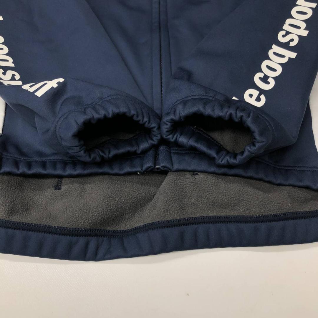 ルコックスポルティフ 裏フリース サイクルジャージ サイクルウェア ネイビー