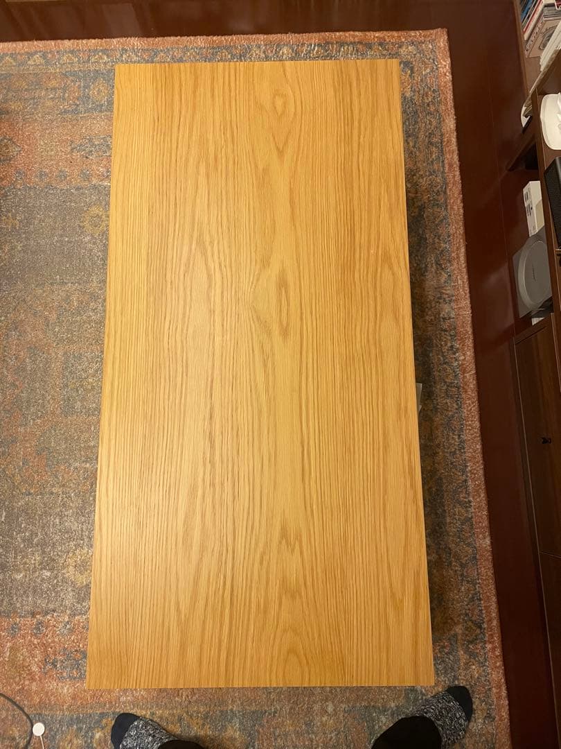 天童木工CENTRO ナチュラルウッド センターテーブル 引き出し付き