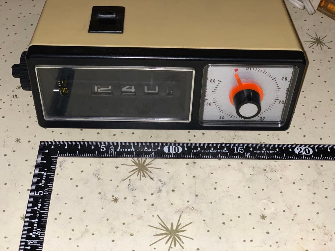 動作品ですが訳あり品　四国精機工業　ドリルタイマー　電気時計　スペースエイジ