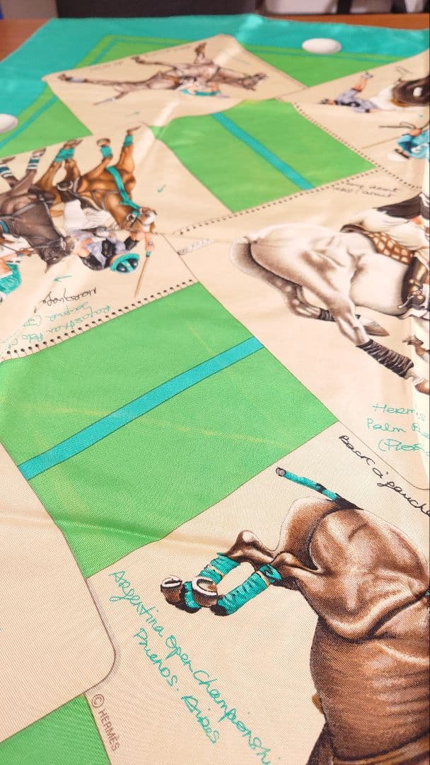 HERMES CUP PALM BEACH 大判スカーフ