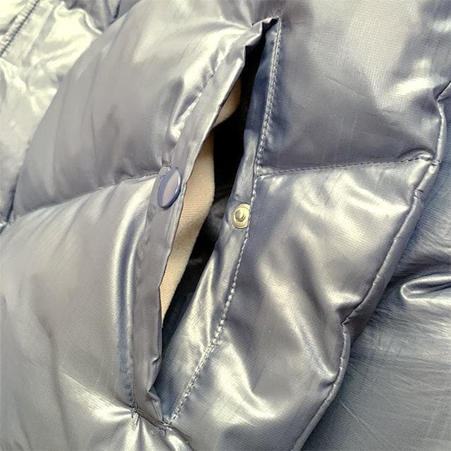 美品✨adidas ダウン ベンチコート M ネイビー 3ストライプ フェザー