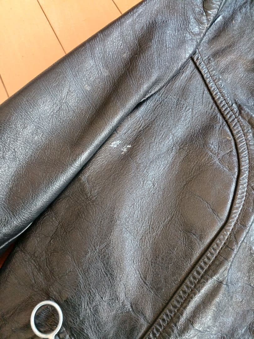 ヴィンテージ【BROOKS】ライダースジャケット　36　ライナー付　60s