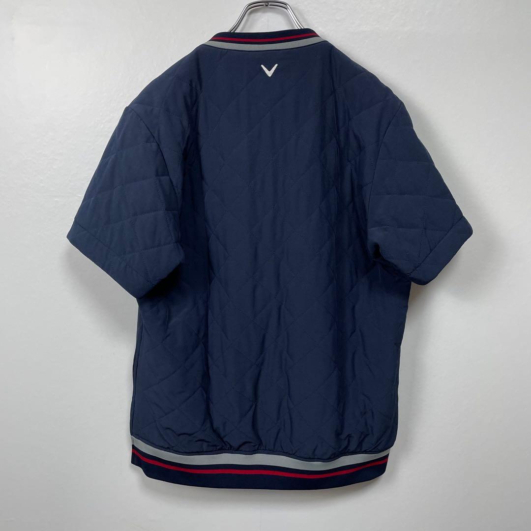 Callaway Golf 3way キルティング　プルオーバー　ネイビー