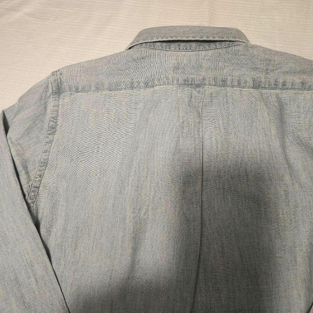 【美品】✨ ポロラルフローレン　ダンガリーシャツ　マルチポニー　L