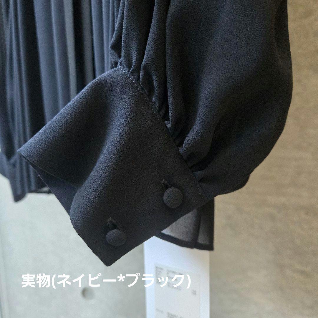 【未使用タグ付】L’UNE/IENA CHIFFON BL / シフォンブラウス