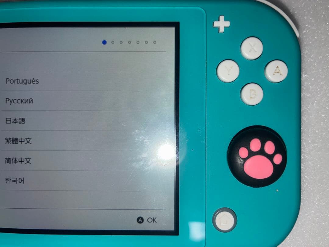 ☆中古品☆ Switch Lite ターコイズ 本体+アダプター+箱
