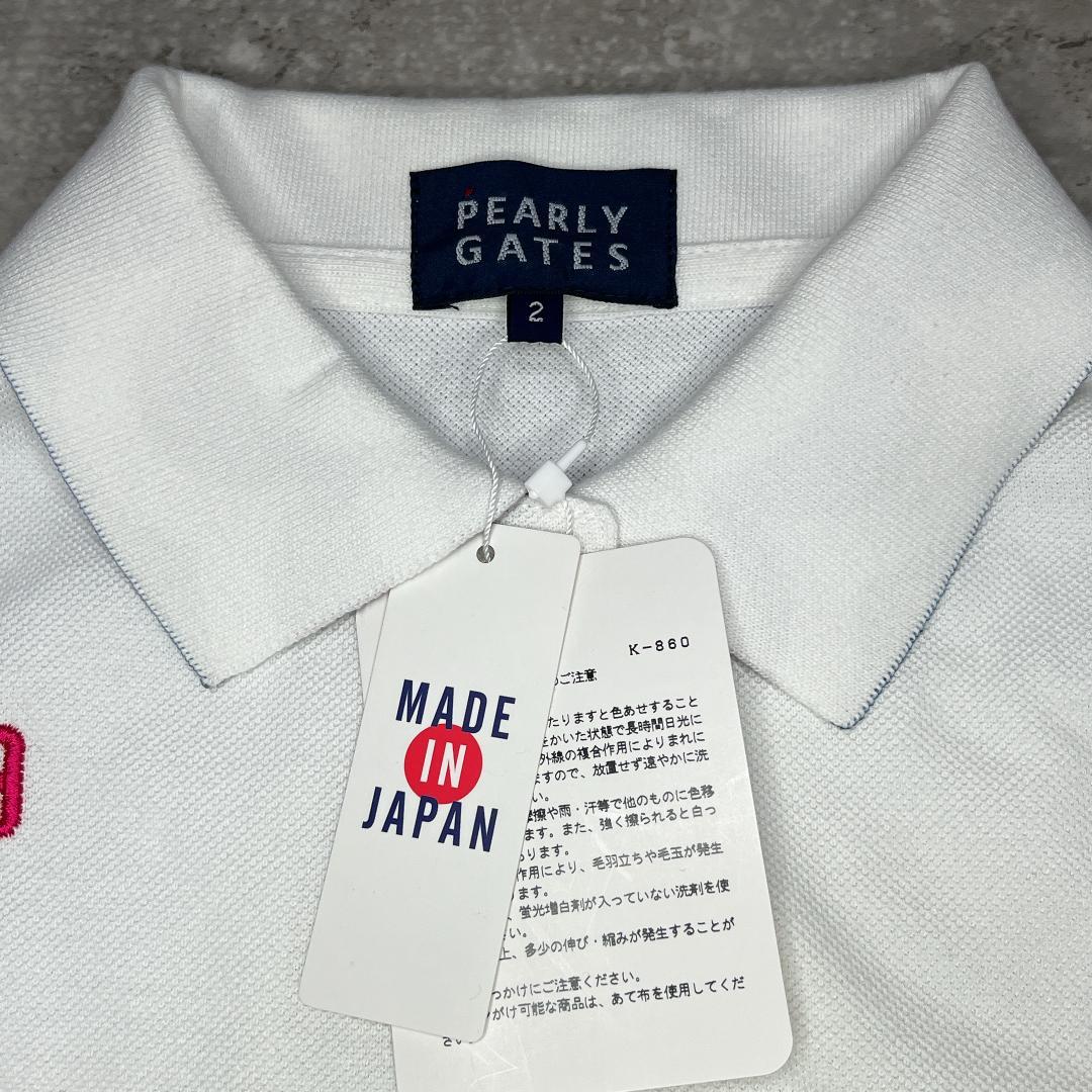 【新品・タグ付き】PEARLY GATES 半袖 ポロ ワンピース ロゴ L