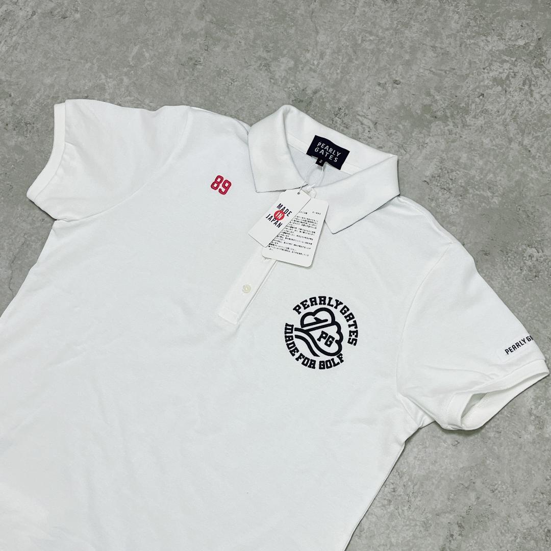 【新品・タグ付き】PEARLY GATES 半袖 ポロ ワンピース ロゴ L