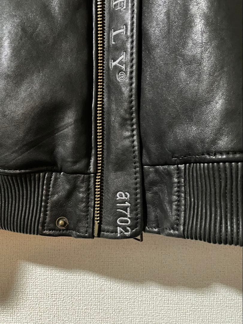 AVIREX FLY フライトレザージャケット　ラムレザー　本革　L-2B